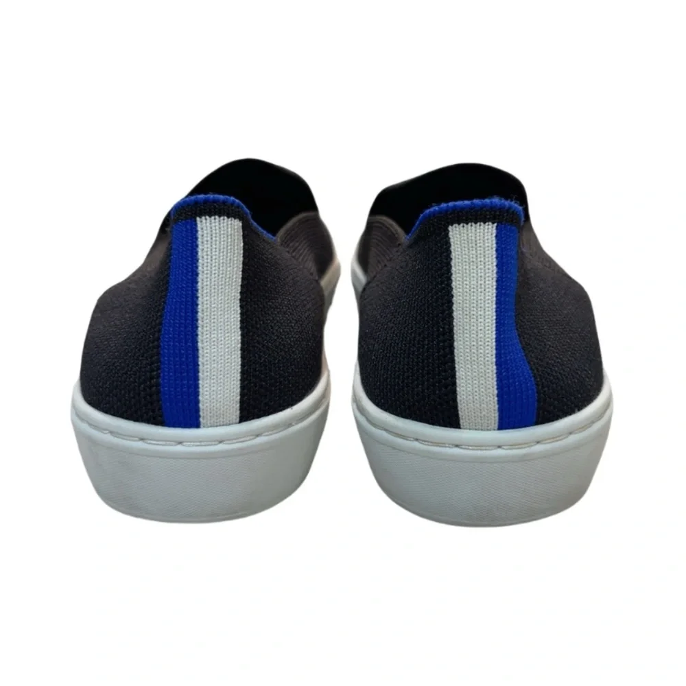 Rothy's Women SlipOn Sneakers Smart Casual Quiet Luxury Athleisure Navy Size 6.5